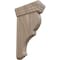 Ekena Millwork 2"W x 4 1/2"D x 8"H Small Rojas Wood Corbel, Walnut CORW02X04X08RJWA - alternate 1